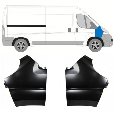 FIAT DUCATO 2006-2014 FRONT FENDER / SÆT