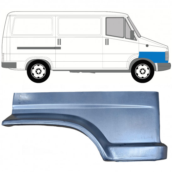 Skærmkant reparationsplade til Fiat Ducato / C25 / J5 1981-1990 / Højre 7749