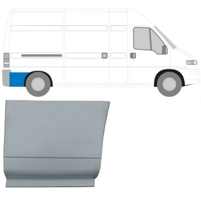 Reparationspanel til bagskærm bageste del til Fiat Ducato Boxer Relay 1994-2006 / Højre 6483