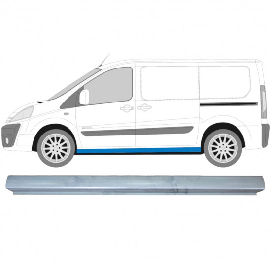 FIAT SCUDO DISPATCH EXPERT 2007- REPARATIONSDEL TIL DØRPANEL / VENSTRE