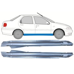 Dørpanel til Fiat Siena 1997-2001 / Venstre+Højre / Sæt 10073