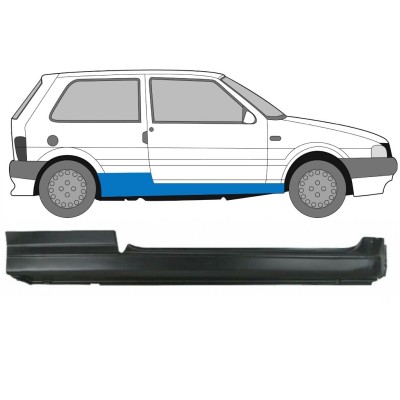 Dørpanel til Fiat Uno 1983-2002 / Højre 16011