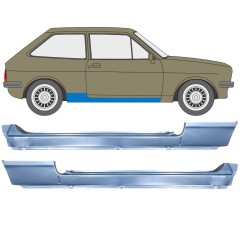 Dørpanel til Ford Fiesta 1976-1983 / Venstre+Højre / Sæt 12034