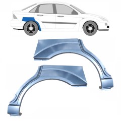 Bagskærm reparationspanel til Ford Focus 1998-2004 / Venstre+Højre / SEDAN / Sæt 6562