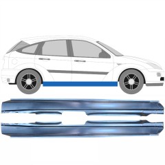 Dørpanel til Ford Focus 1998-2004 / Venstre+Højre / Sæt 9423