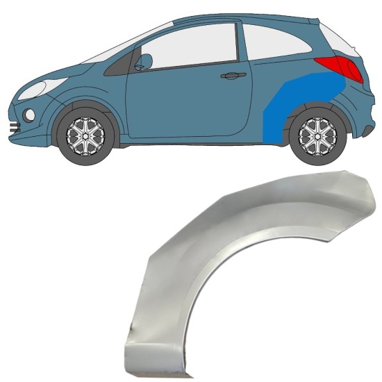 Bagskærm reparationspanel til Ford Ka 2008-2016 / Venstre 15064