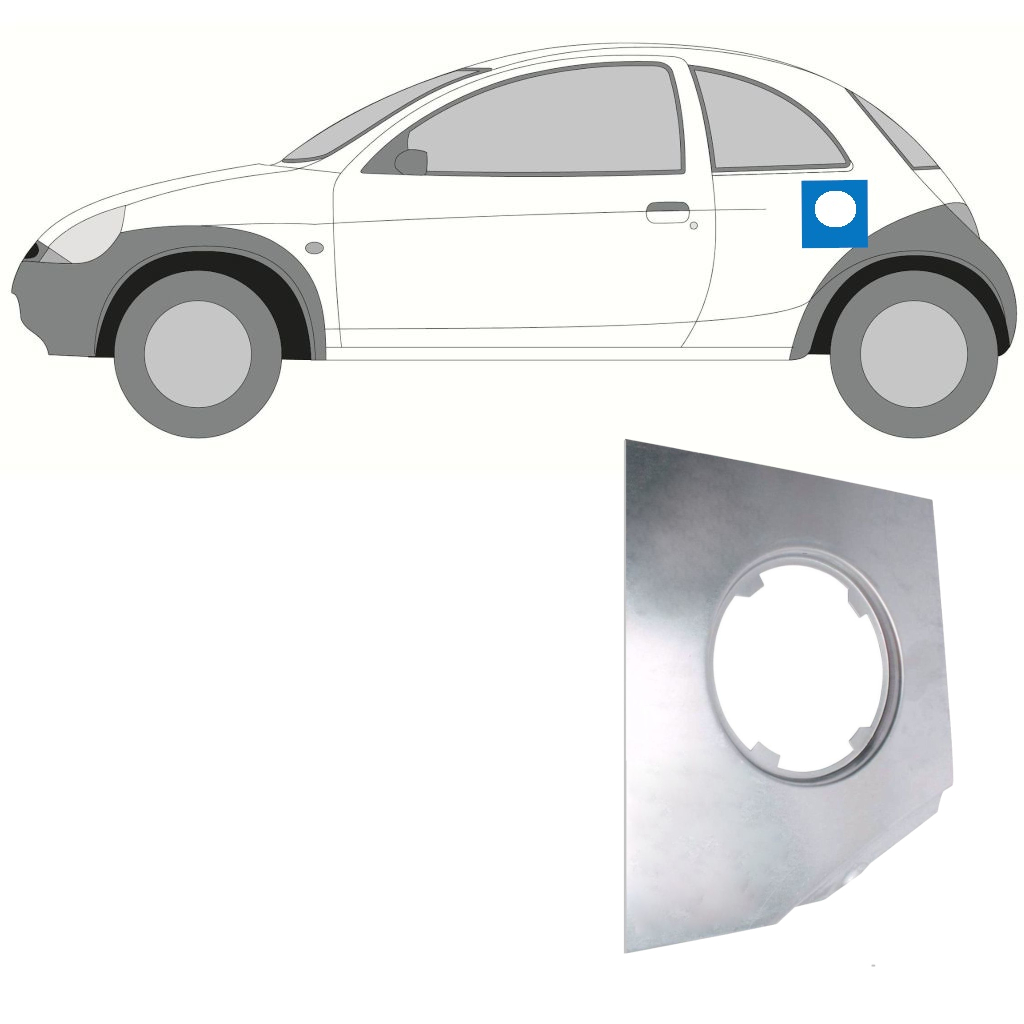 Brændstofpåfyldning Reparationsdel Til Ford Ka 1996-2008 7252