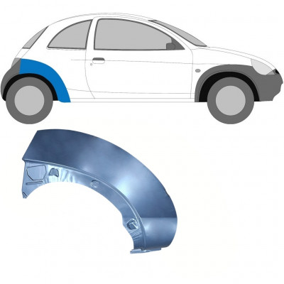 Bagskærm reparationspanel til Ford KA 1996-2008 / Højre 6604