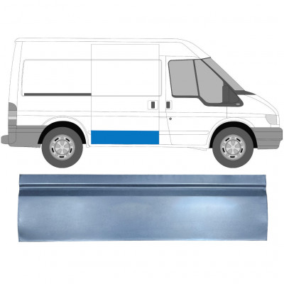 FORD TRANSIT 2000-2013 KORT AKSELAFSTAND SKYDEDØRE YDRE PANEL