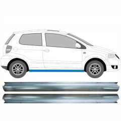 Dørpanel reparationsplade til Volkswagen Fox 2005- / Venstre+Højre / Sæt 11326