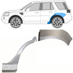 Bagskærm reparationspanel til Land Rover Freelander 2006-2016 / Venstre / Sæt 8966