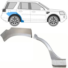 Bagskærm reparationspanel til Land Rover Freelander 2006-2016 / Højre / Sæt 8965