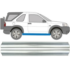 Dørpanel reparationsplade til Land Rover Freelander 1997-2006 / Venstre+Højre / Sæt 11330