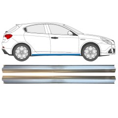 Reparationsplade til nederste del af dørpanel til Alfa Romeo Giulietta 2010-2020 / Venstre+Højre / Sæt 15004