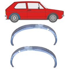 Bag hjulkasse indvendig reparationsplade til Volkswagen Golf 1 1974-1985 / Venstre+Højre / Sæt 9917