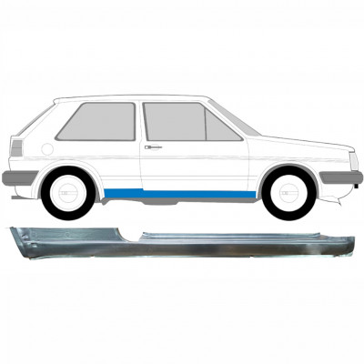 VW GOLF 2 1982- 3 DØR REPARATIONSDEL TIL DØRPANEL / HØJRE
