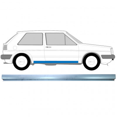 VW GOLF 2 1982-1992 REPARATION AF KARMEN / HØJRE = VENSTRE