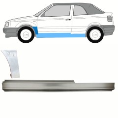 Reparationsplade til dørpanel og forskærm til Volkswagen Golf 3 1991-1998 / Venstre / CABRIO / Sæt 10201