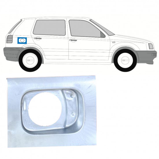 Brændstofpåfyldning reparationsdel til Volkswagen Golf 3 1991- 12512