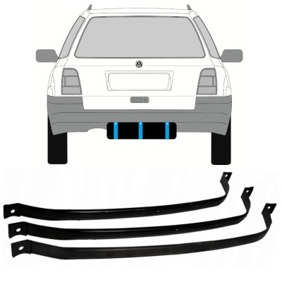 Brændstoftankbeslag til Volkswagen Golf 3 1991-1998 / COMBI 9366