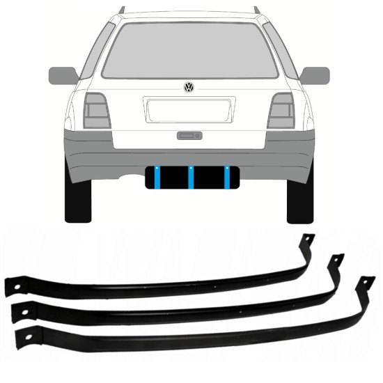 Brændstoftankbeslag til Volkswagen Golf 3 1991-1998 / COMBI 9366