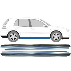 Dørpanel reparationsplade til Volkswagen Golf 4 1997-2006 / Venstre = Højre (symmetrisk) / Sæt 10546