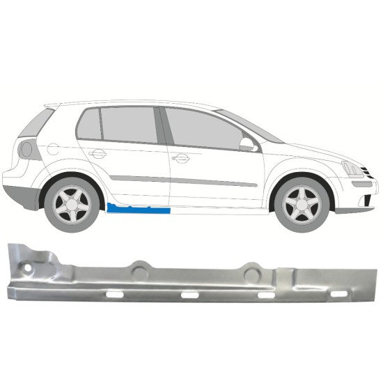 Dørpanel reparationsplade indvendig til Volkswagen Golf 5 2003-2009 / Højre 7085