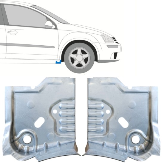 Dørpanel under døren til Volkswagen Golf 5 2003-2009 / Venstre+Højre / Sæt 14909