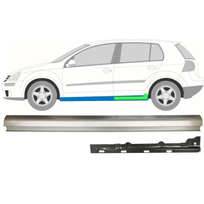 Dørpanel reparationsplade indre + ydre til Volkswagen Golf 5 2003-2009 / Venstre / Sæt 11709