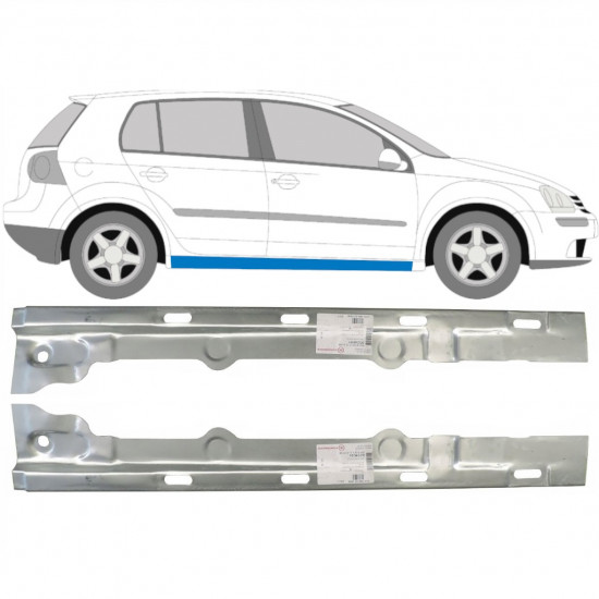 Dørpanel reparationsplade indvendig til VW Golf 5 2003-2009 / Venstre+Højre / Sæt 9643