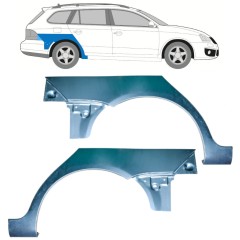 Bagskærm reparationspanel til Volkswagen Golf 5 Variant 2007-2010 / Venstre / Højre / Venstre+Højre / Sæt 12907