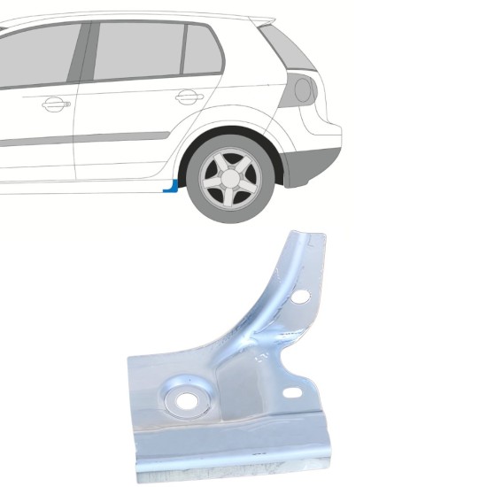 Dørpanel under døren til Volkswagen Golf 5 2003-2009 / Venstre 16113