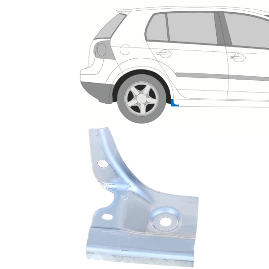Dørpanel under døren til Volkswagen Golf 5 2003-2009 / Højre 16112