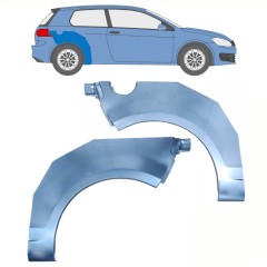 Bagskærm reparationspanel til Volkswagen Golf 6 2008-2013 / Venstre+Højre / Sæt 10071