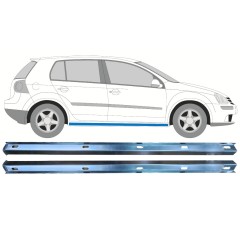 Dørpanel reparationsplade indvendig til Volkswagen Golf 5 2003-2009 / Venstre+Højre / Sæt 11125