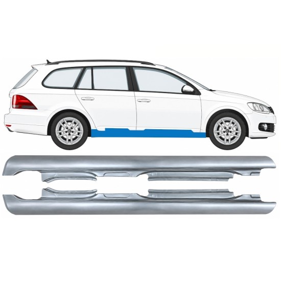 Dørpanel til Volkswagen Golf 6 2008-2013 / Venstre+Højre / COMBI 17049