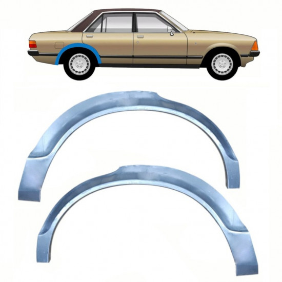 Bagskærm reparationspanel til Ford Granada 1977-1985 / Sæt 11072