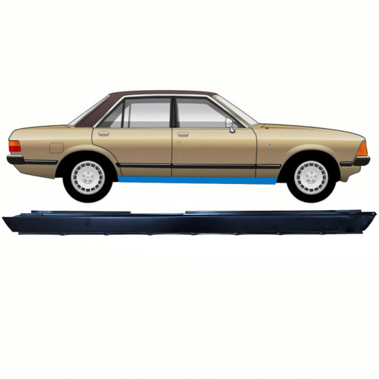 Dørpanel reparationsplade til Ford Granada 1977-1985 / Højre 8774