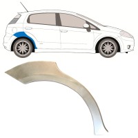 Bagskærm reparationspanel til Fiat Grande Punto Evo 2005- / Højre 14759