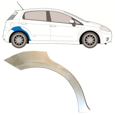 Bagskærm reparationspanel til Fiat Grande Punto Evo 2005- / Højre 14759