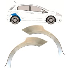 Bagskærm reparationspanel til Fiat Grande Punto Evo 2005- / Venstre+Højre / Sæt 14761