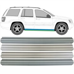 Dørpanel reparationsplade indre + ydre til Jeep Grand Cherokee 1998-2005 / Venstre+Højre / Sæt 9482