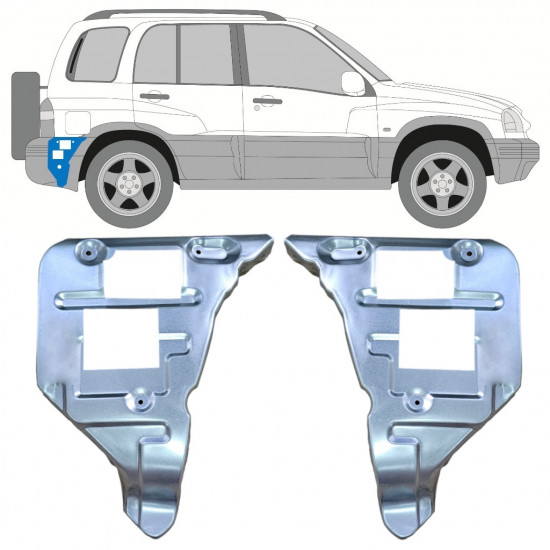 Bagkofangerbeslag til Suzuki Grand Vitara 1997-2005 / Sæt 11701