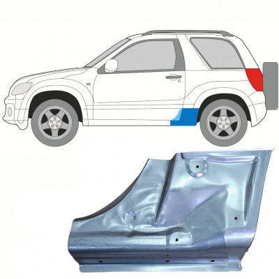 SUZUKI GRAND VITARA 2005-2012 3 DØR REPARATIONSDEL TIL DØRPANEL / VENSTRE