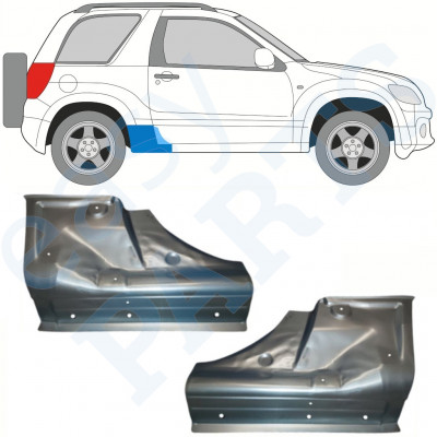 Dørpanel reparationsplade til Suzuki Grand Vitara 2005-2012 / Venstre+Højre / Sæt 10356