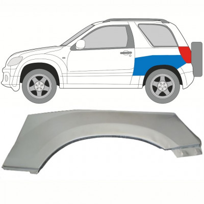 SUZUKI GRAND VITARA 2005-2012 BAGSKÆRM / ØVERSTE HJUL / VENSTRE