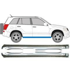 Dørpanel til Suzuki Grand Vitara 2005-2014 / Venstre+Højre / Sæt 9237