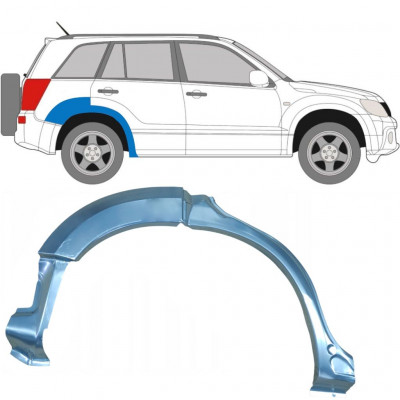 SUZUKI GRAND VITARA 2005-2012 BAGSKÆRM / HØJRE