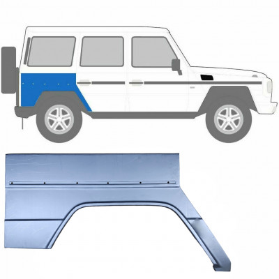 MERCEDES G CLASS 1979- REPARATIONSDEL TIL BAGSKÆRM / HØJRE