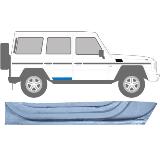 Reparationsplade til bagdør til Mercedes G-Class W460 W461 W463 1979-2017 / Højre 5543